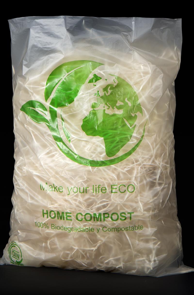 Bolsa compostable FLAT block PERLADA 30X40