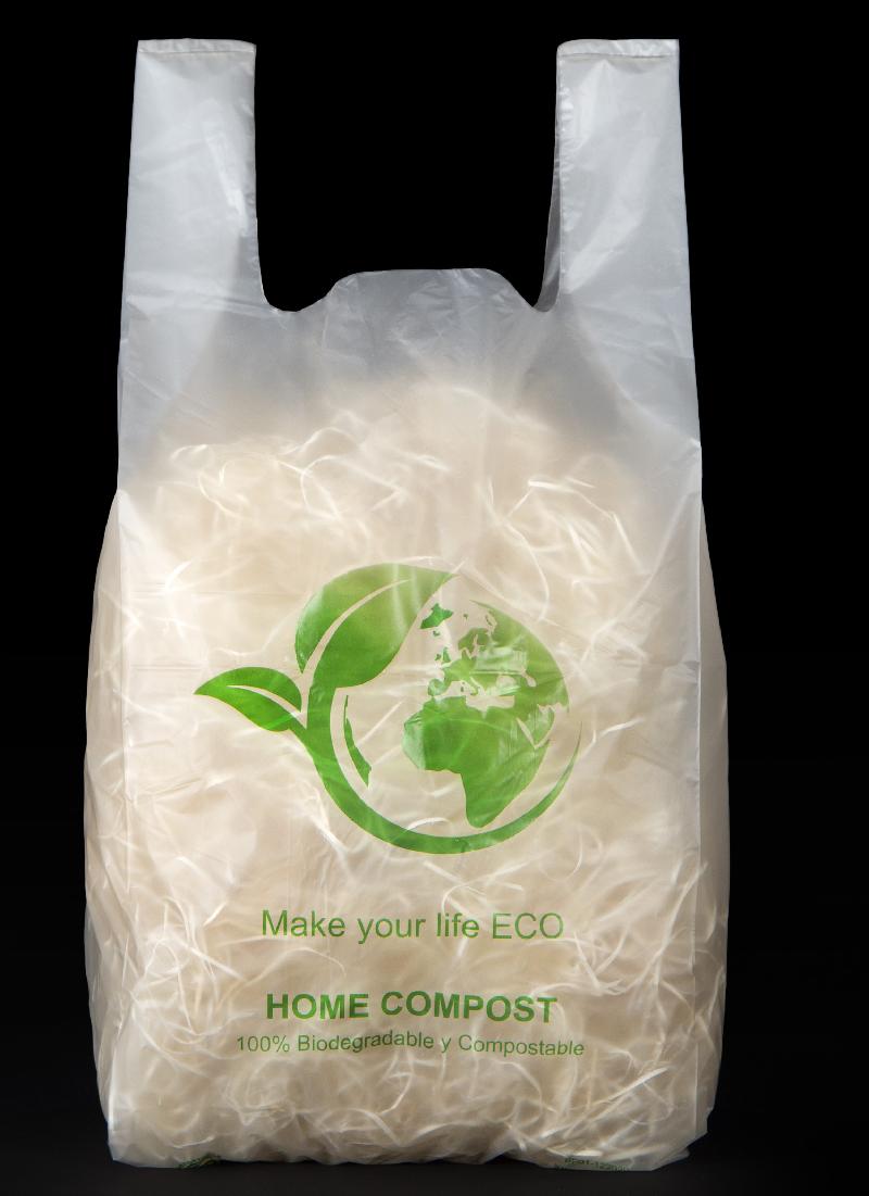 Bolsa compostable CAMISETA 55X60